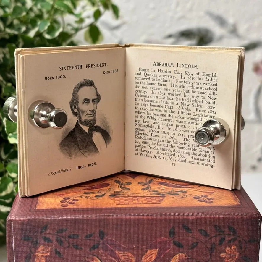 1897 Pocket History of the Presidents of The United States