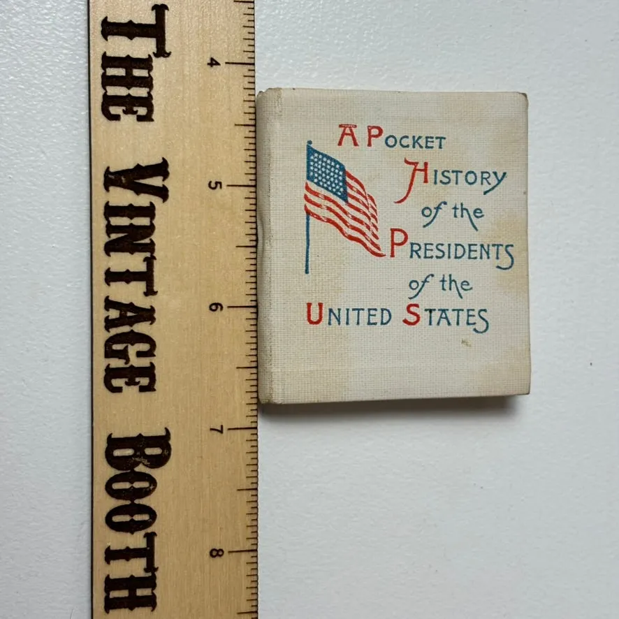 1897 Pocket History of the Presidents of The United States