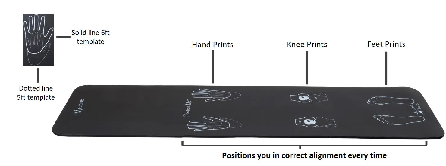 AlignMaster Pro Pilates Mat - Extra Long & Extra Thick