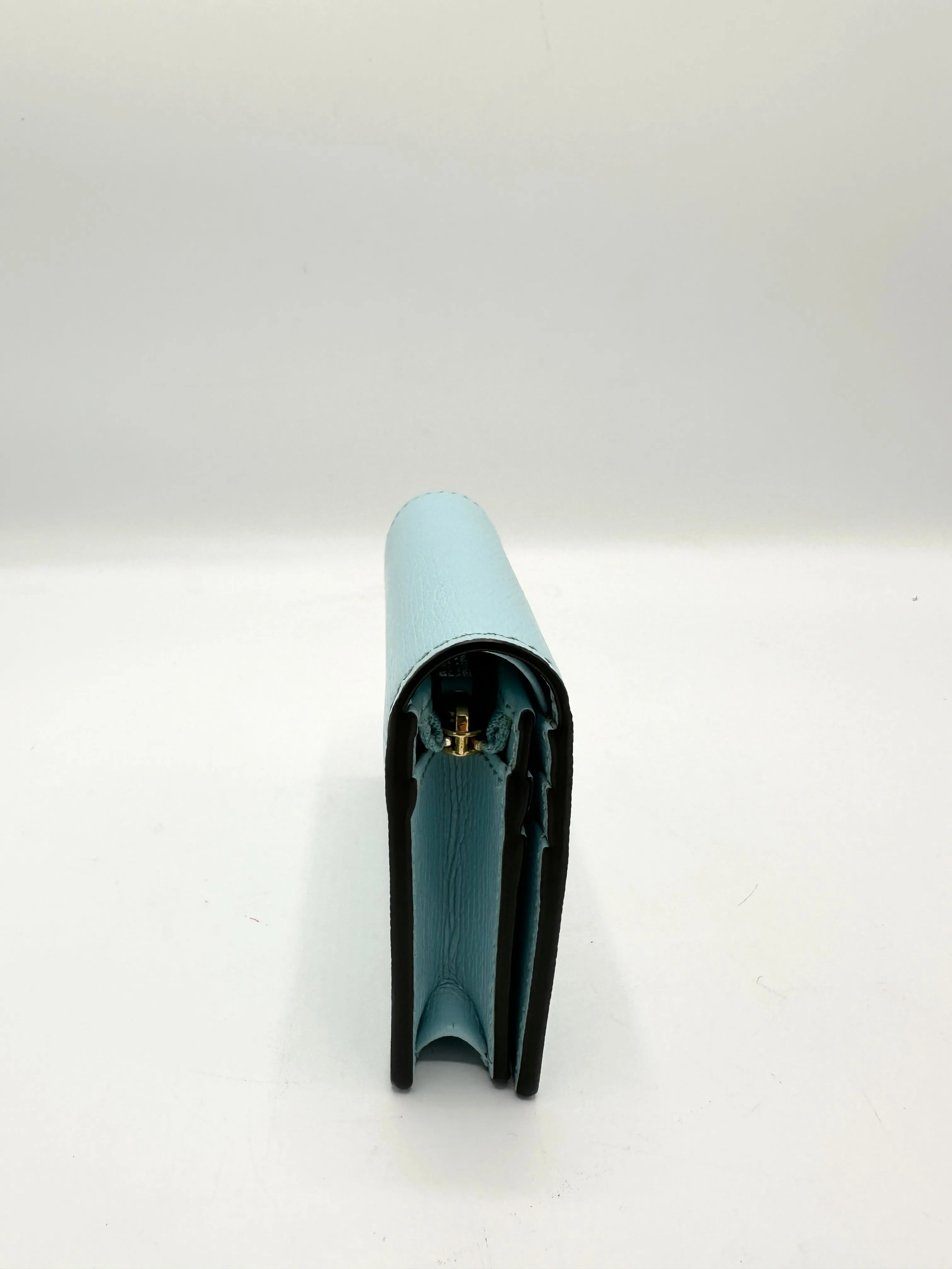 Blue Kittycorn Compact Wallet