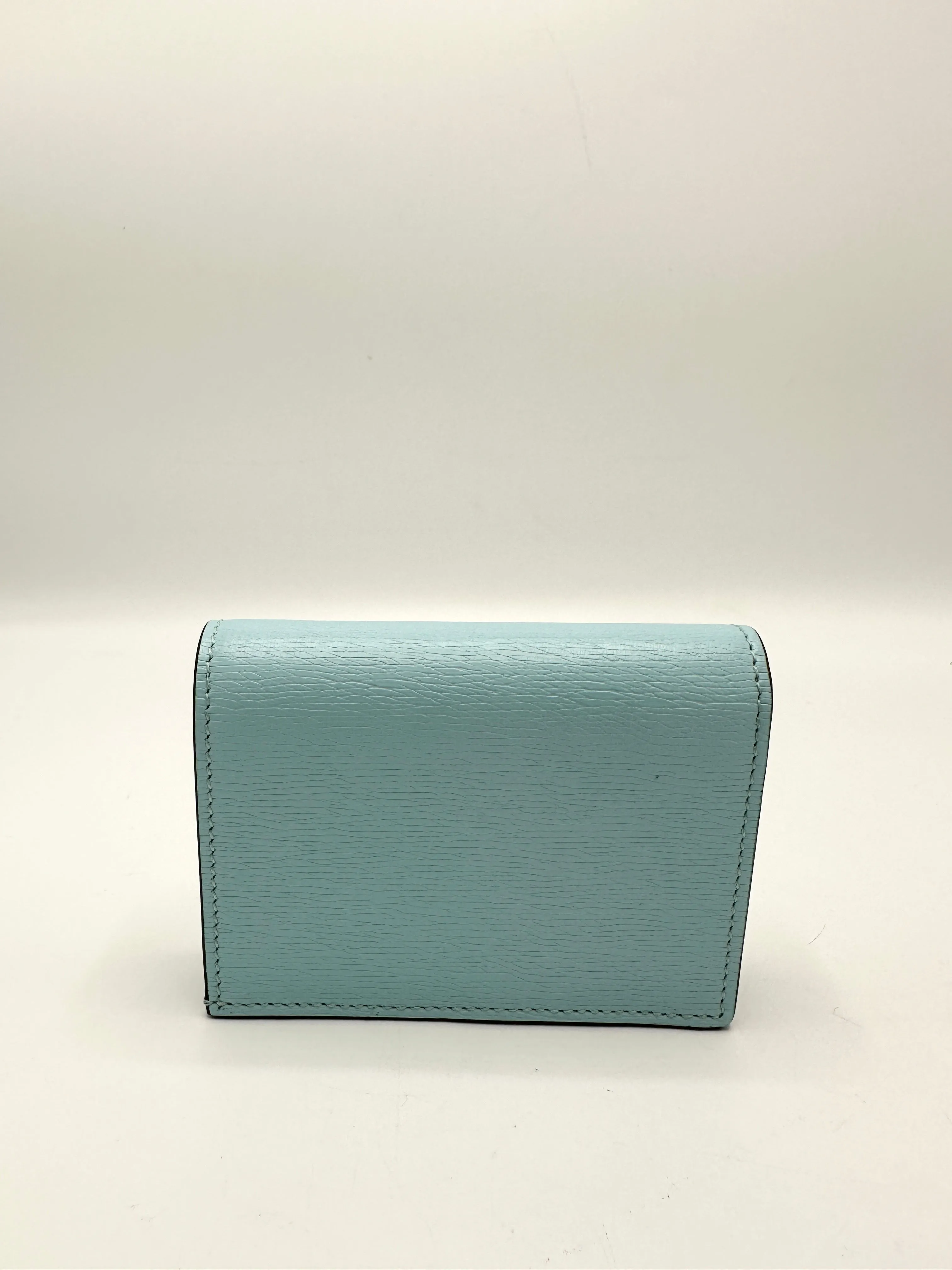 Blue Kittycorn Compact Wallet