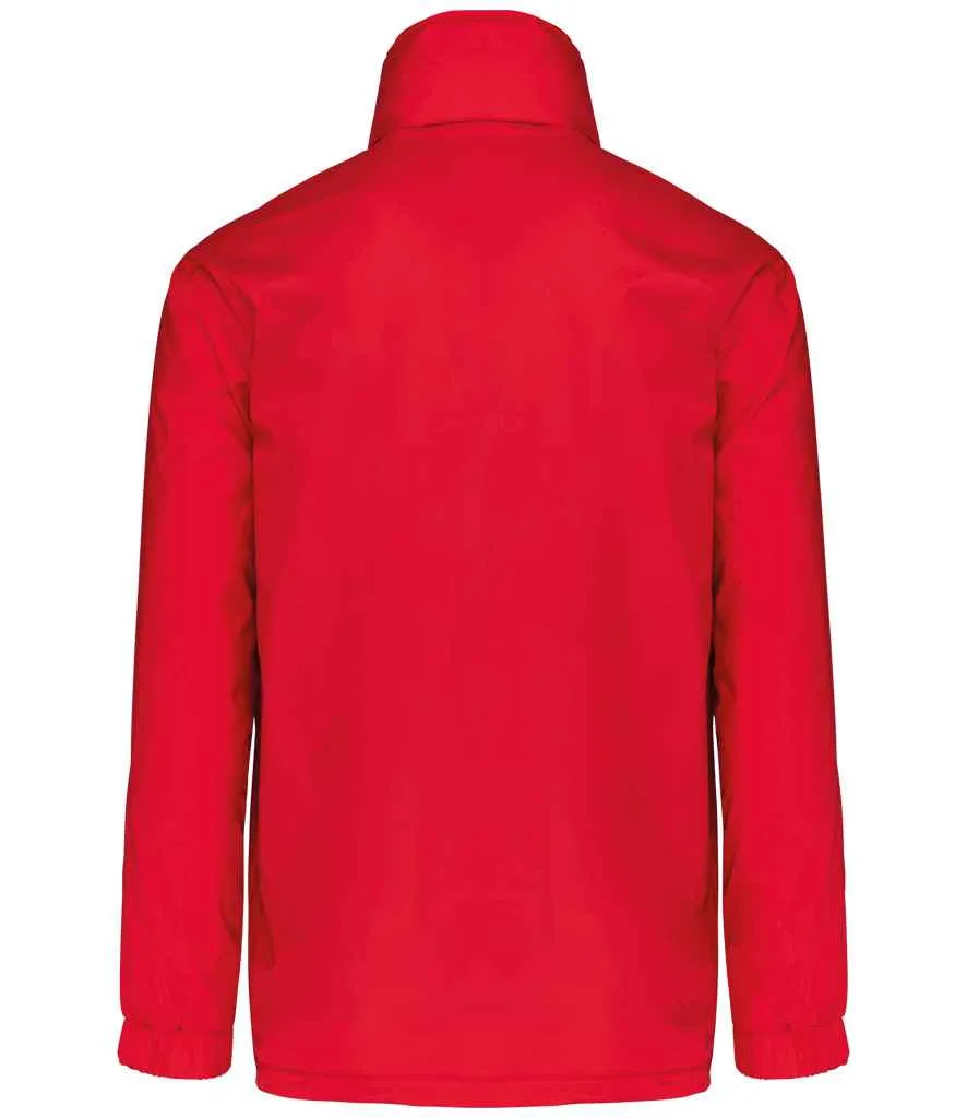 Kariban Lined Windbreaker Jacket | Red