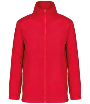 Kariban Lined Windbreaker Jacket | Red