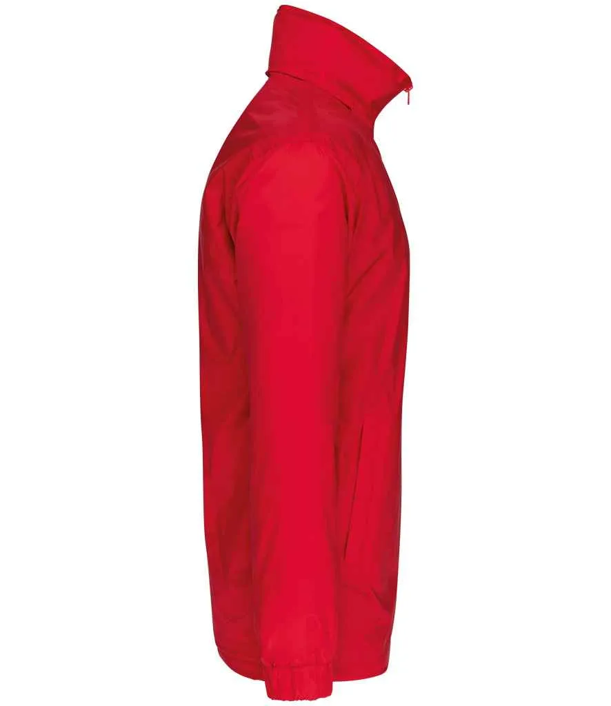 Kariban Lined Windbreaker Jacket | Red