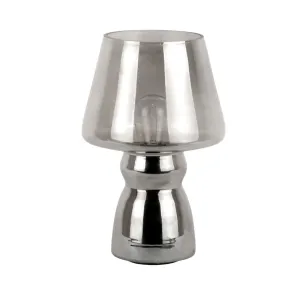 Leitmotiv Classic Glass Table Lamp Chrome