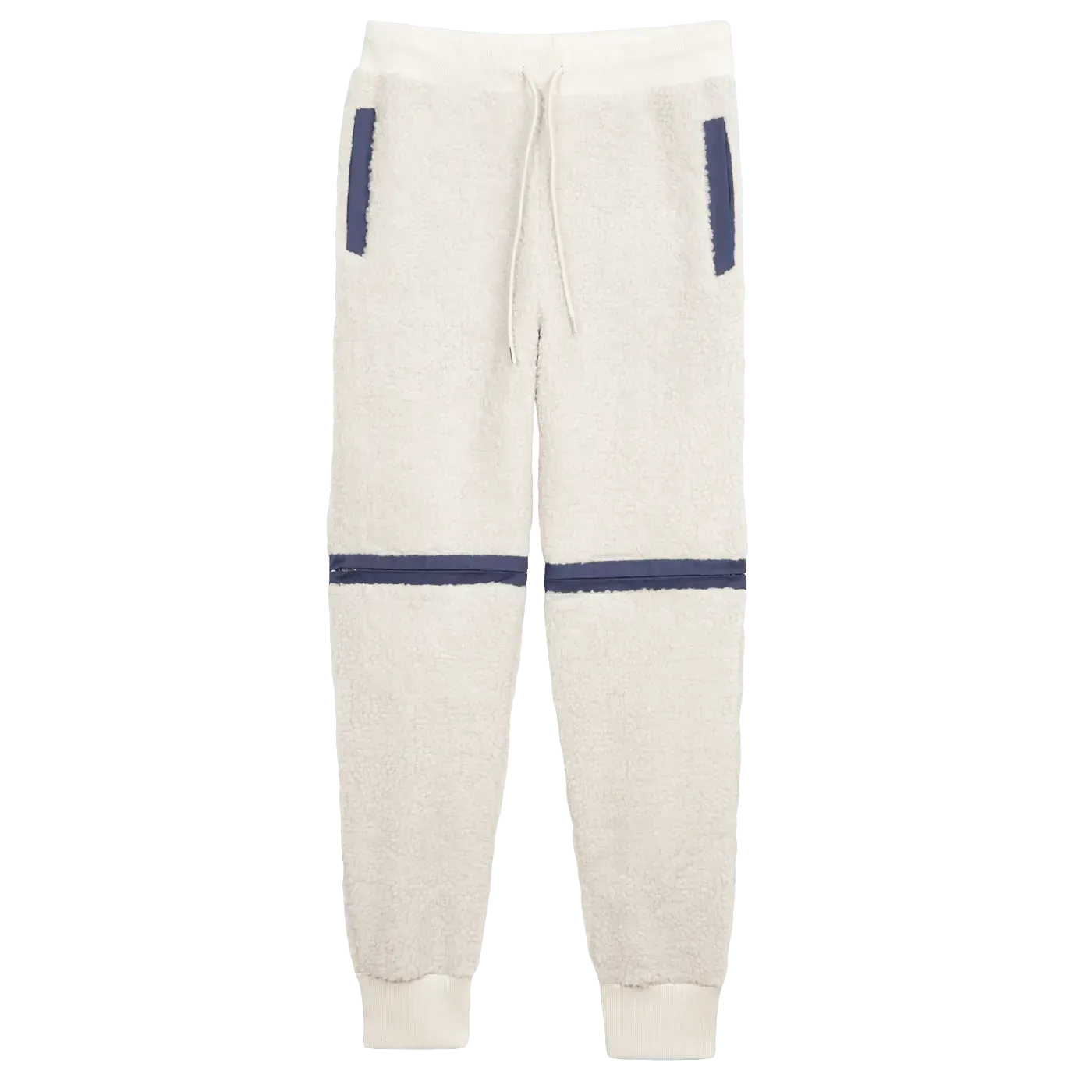 Nats Fleece Zip-Off Trouser - Ivory / Navy