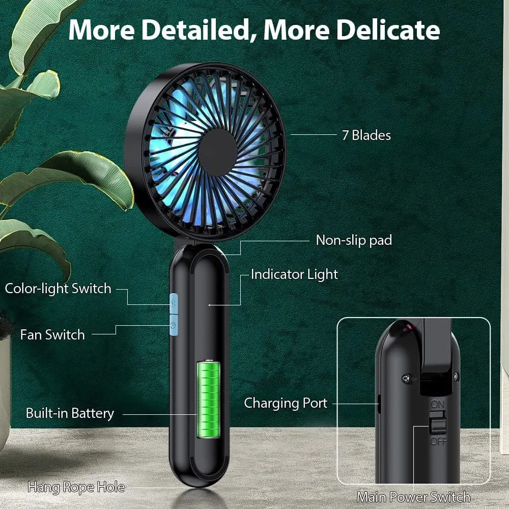 Portable HandHeld Fan Personal USB Hand Fans
