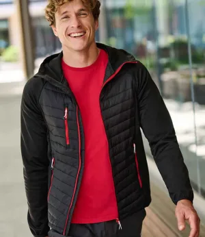 Regatta Navigate Hybrid Jacket | Black/Classic Red