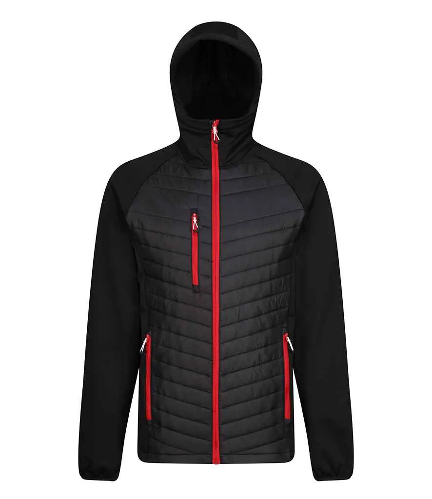 Regatta Navigate Hybrid Jacket | Black/Classic Red