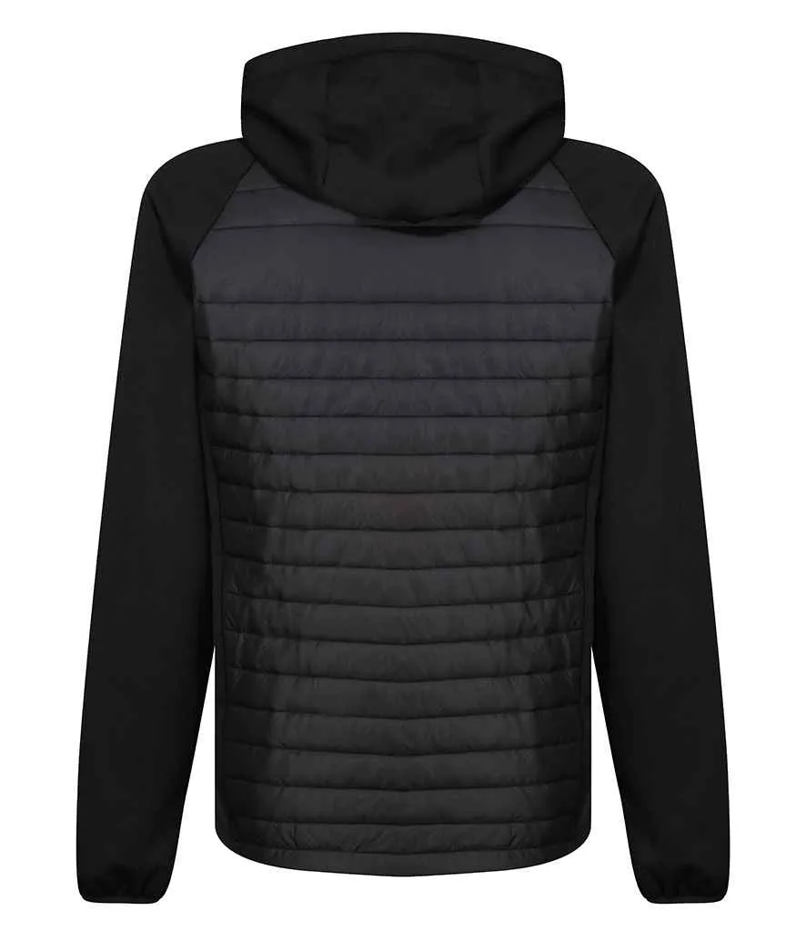 Regatta Navigate Hybrid Jacket | Black/New Royal Blue
