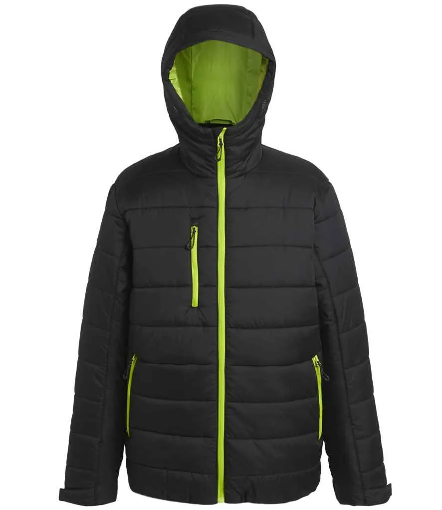Regatta Navigate Thermal Jacket | Black/Lime Green