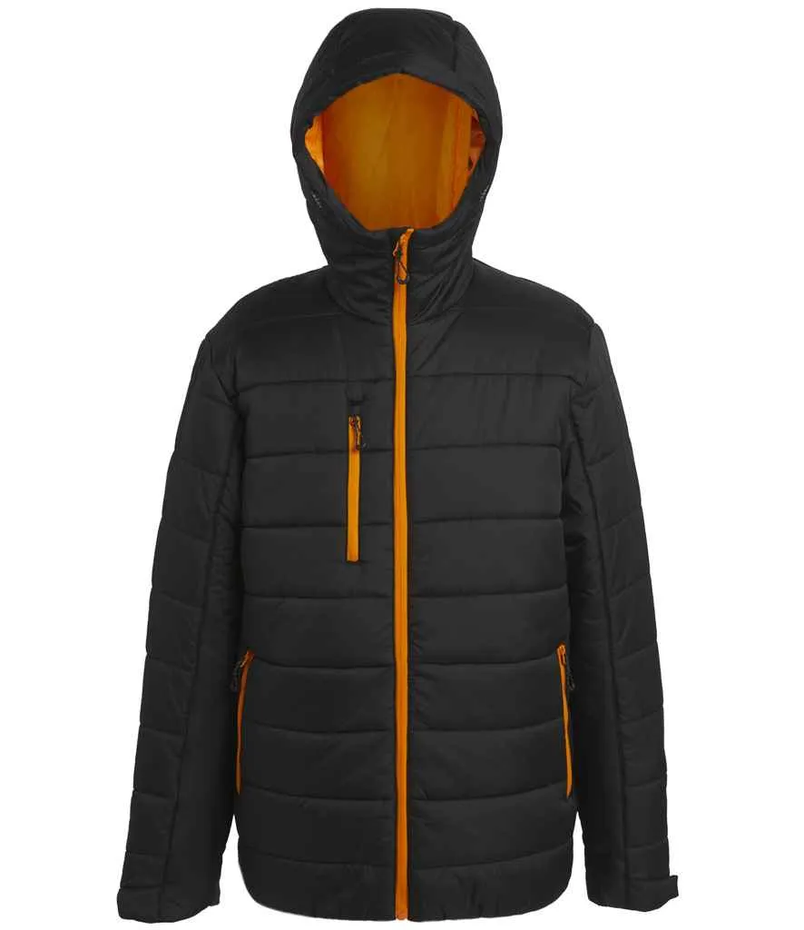 Regatta Navigate Thermal Jacket | Black/Orange Pop