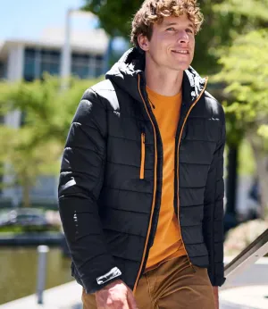 Regatta Navigate Thermal Jacket | Black/Orange Pop