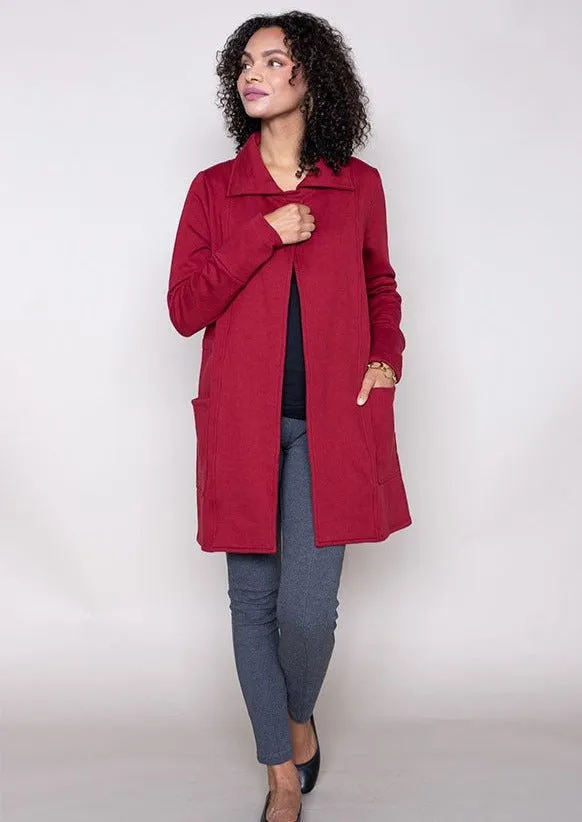 Urban Coat in Cherry